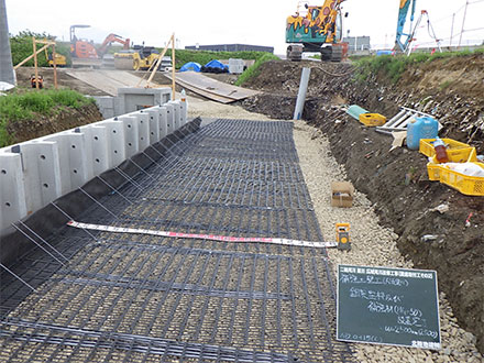 二級河川　犀川　広域河川改修工事（農道取付工その２）