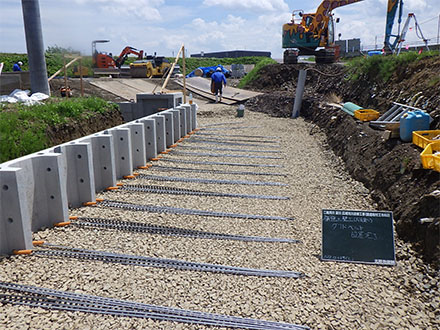 二級河川　犀川　広域河川改修工事（農道取付工その２）