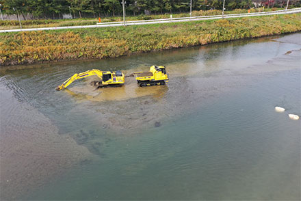 二級河川犀川　広域河川改修工事（示野河道掘削２工区）